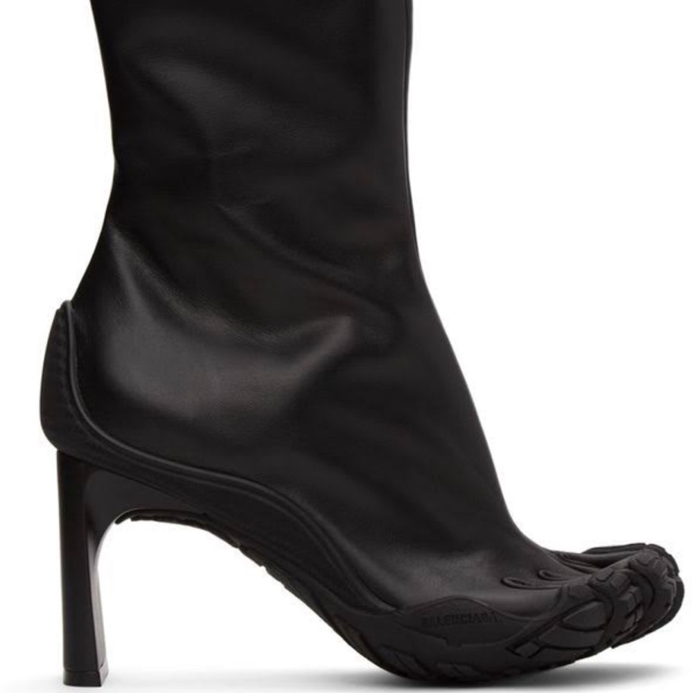 balenciaga split-toe pull-on booties